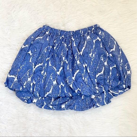 Caroline Constas Dresses & Skirts - CAROLINE CONSTAS Blue Rae Printed Bubble Mini Skirt